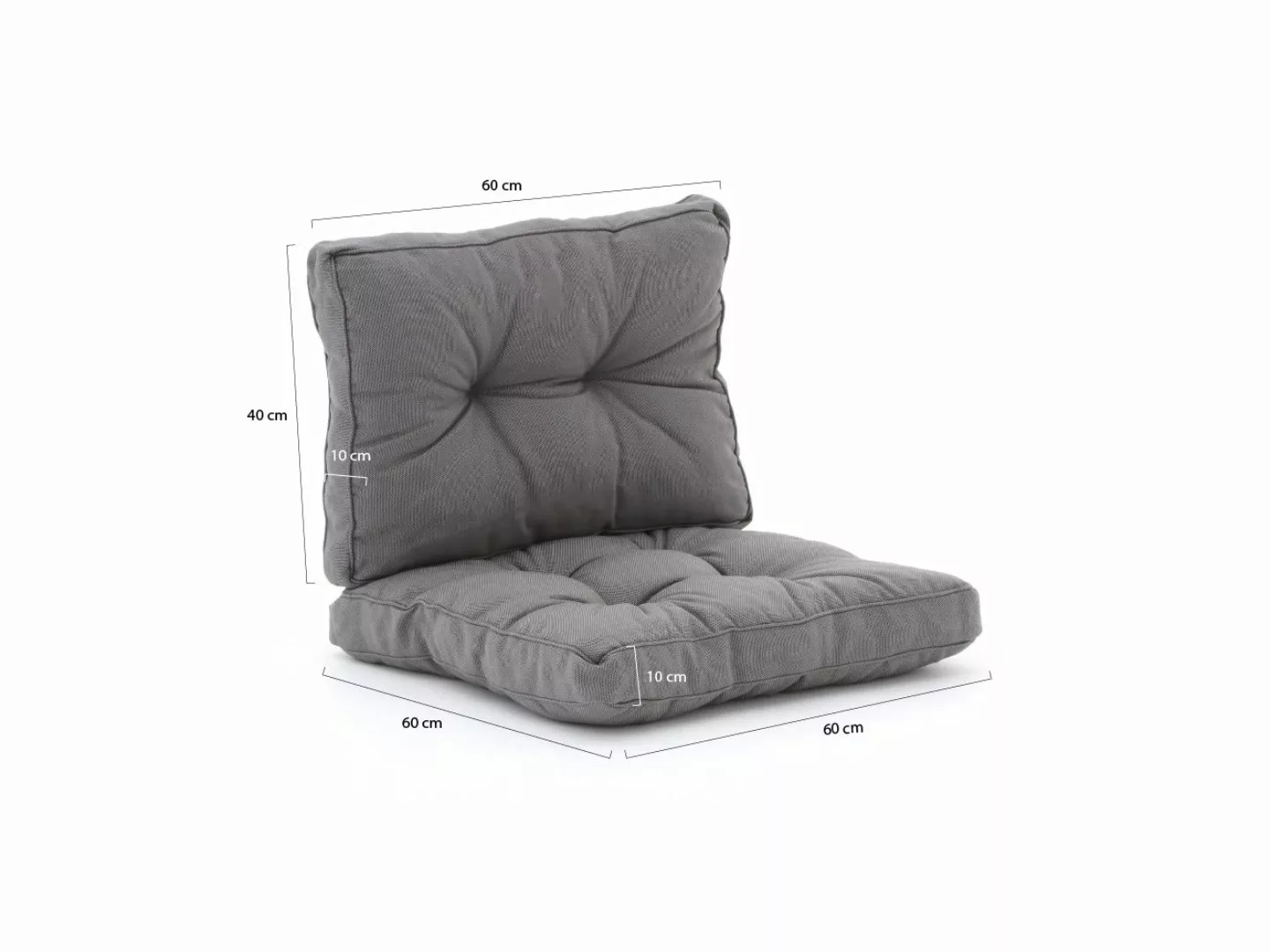 Madison Florance Loungekissen Sitz ca. 60x60 cm Rücken ca. 60x40 cm günstig online kaufen