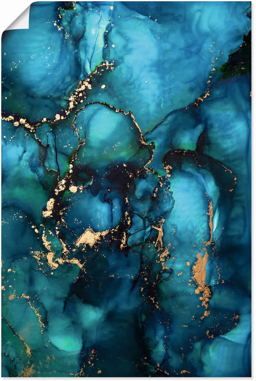 Artland Wandbild »Lagune«, Muster, (1 St.), als Alubild, Outdoorbild, Leinw günstig online kaufen