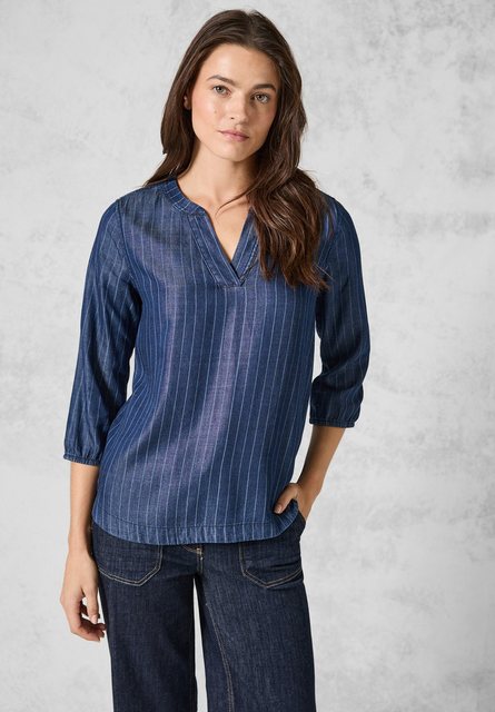 Cecil Jeansbluse mit 3/4 Ärmeln günstig online kaufen