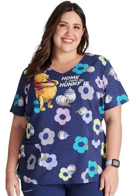 Cherokee Funktionsbluse Bunt bedruckter Damen Kasack "Home and hunny Winnie günstig online kaufen