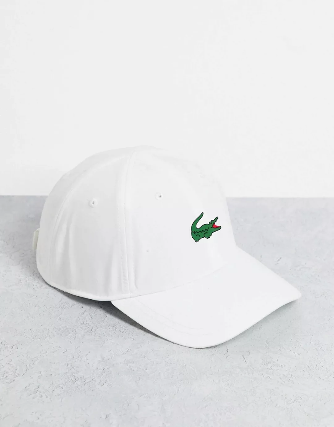 Lacoste Sport – Baseballkappe mit Logo-Weiß günstig online kaufen