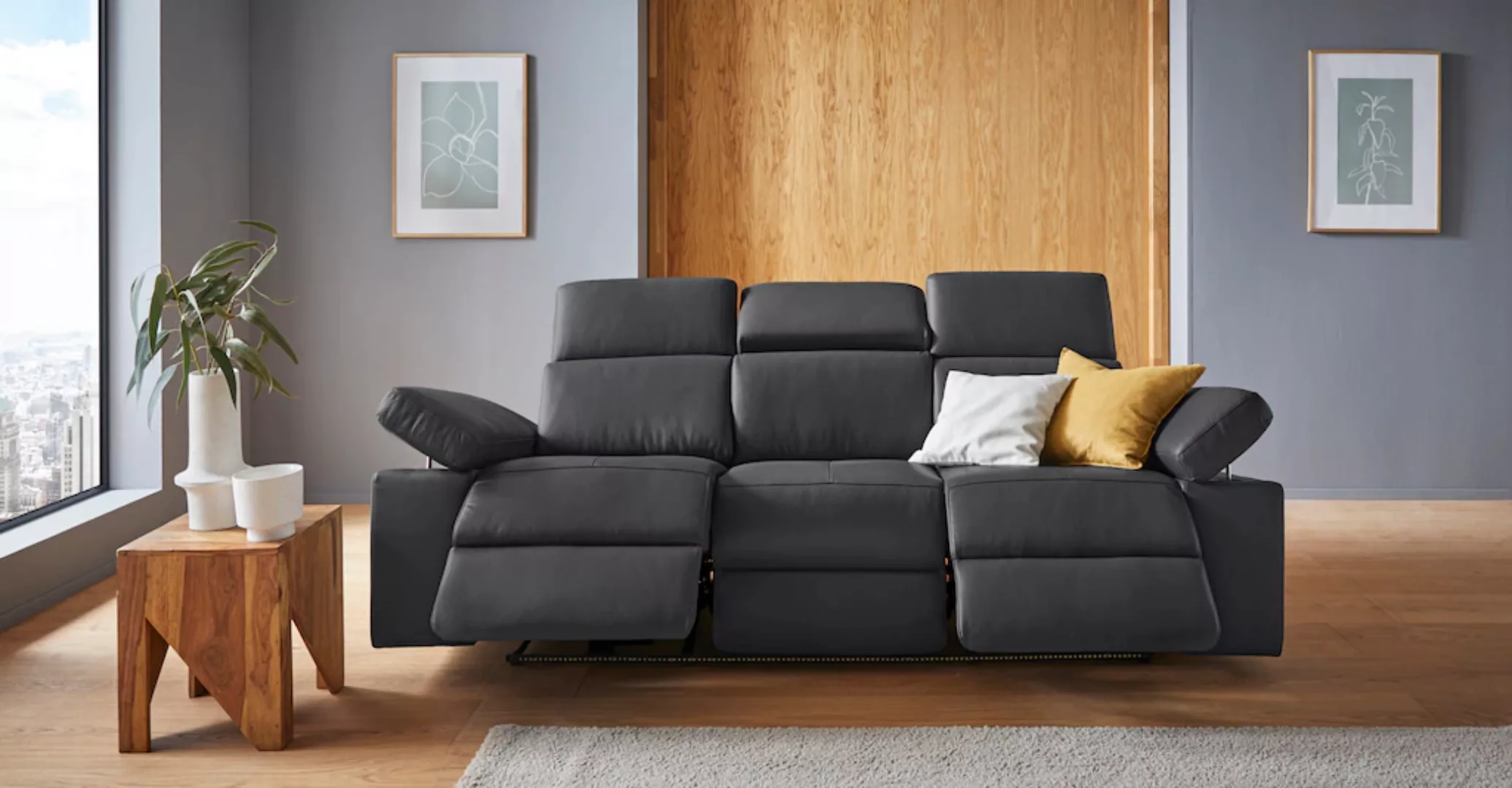 Places of Style 3-Sitzer "Kilado", mit 2x Relaxfunktion, verstellbarer Arml günstig online kaufen