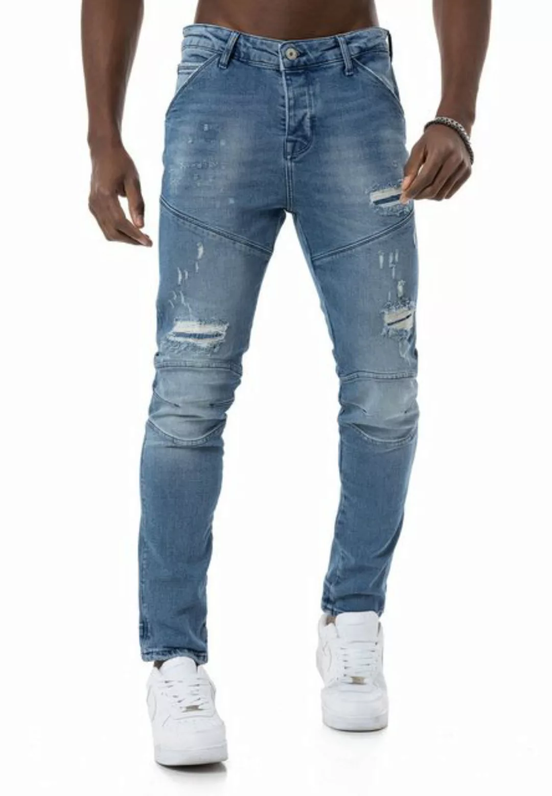 RedBridge Destroyed-Jeans Red Bridge Herren Jeans Hose Denim Pants Blau W32 günstig online kaufen