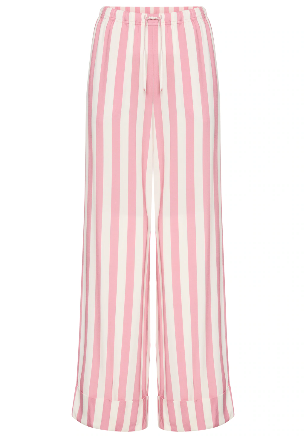 s.Oliver Pyjamahose, Breiter Aufschlag am Saum günstig online kaufen