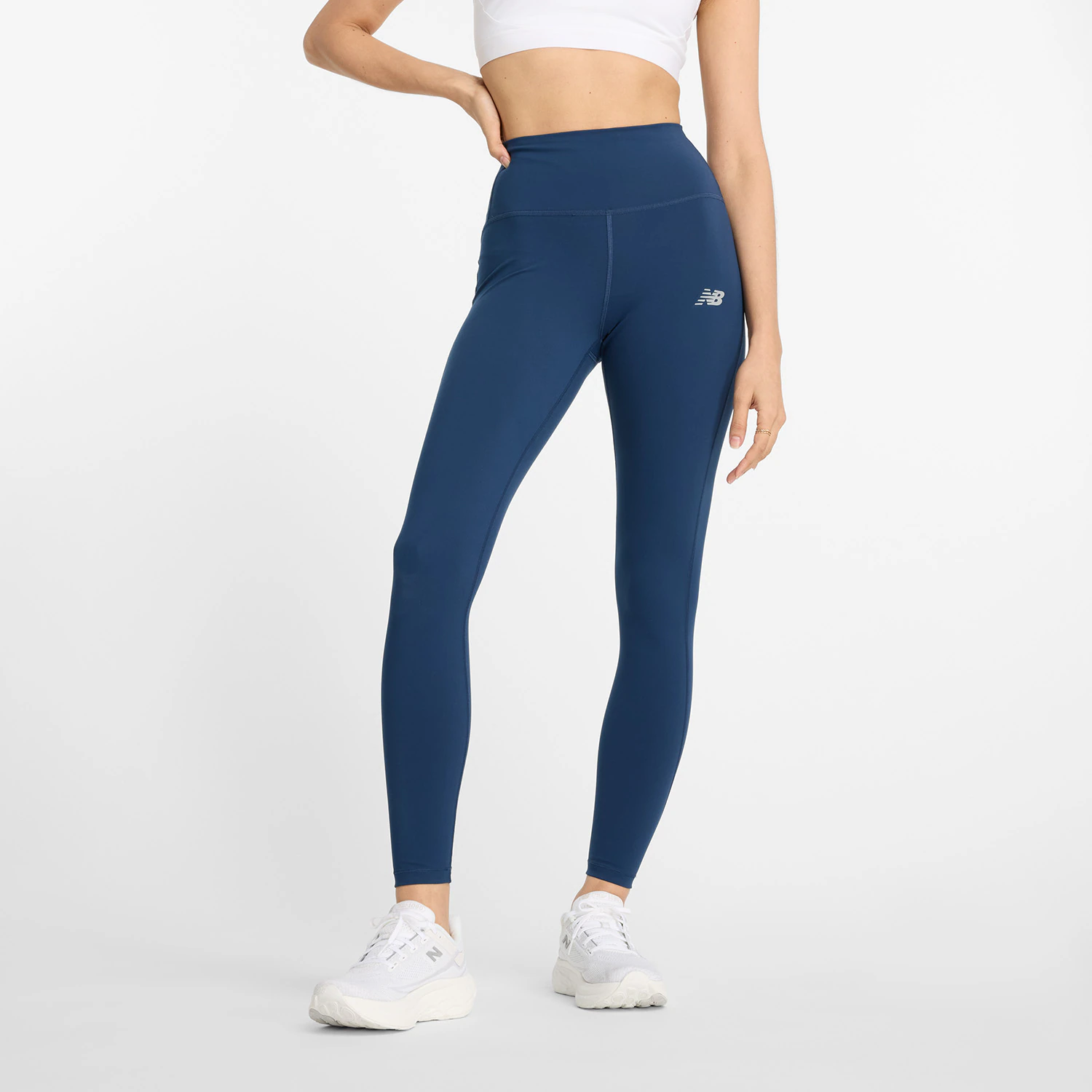 New Balance Lauftights "Sleek High Rise Legging 27"", mit Label günstig online kaufen