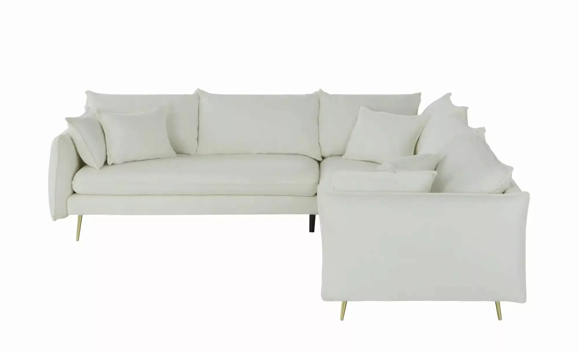 Ecksofa   Edesia Corner  ¦ weiß ¦ Maße (cm): B: 255 H: 80 T: 255.0 Polsterm günstig online kaufen