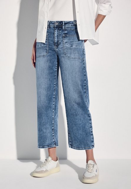 STREET ONE Straight-Jeans, High Waist günstig online kaufen