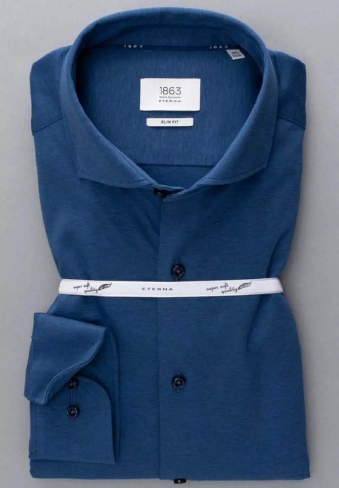 Eterna Businesshemd - Langarm Hemd - Slim fit - Jersey Shirt günstig online kaufen