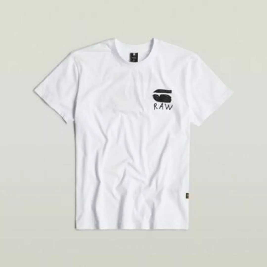 G-Star Raw  T-Shirts & Poloshirts D25700-336 BURGER BACK-110 WHITE günstig online kaufen