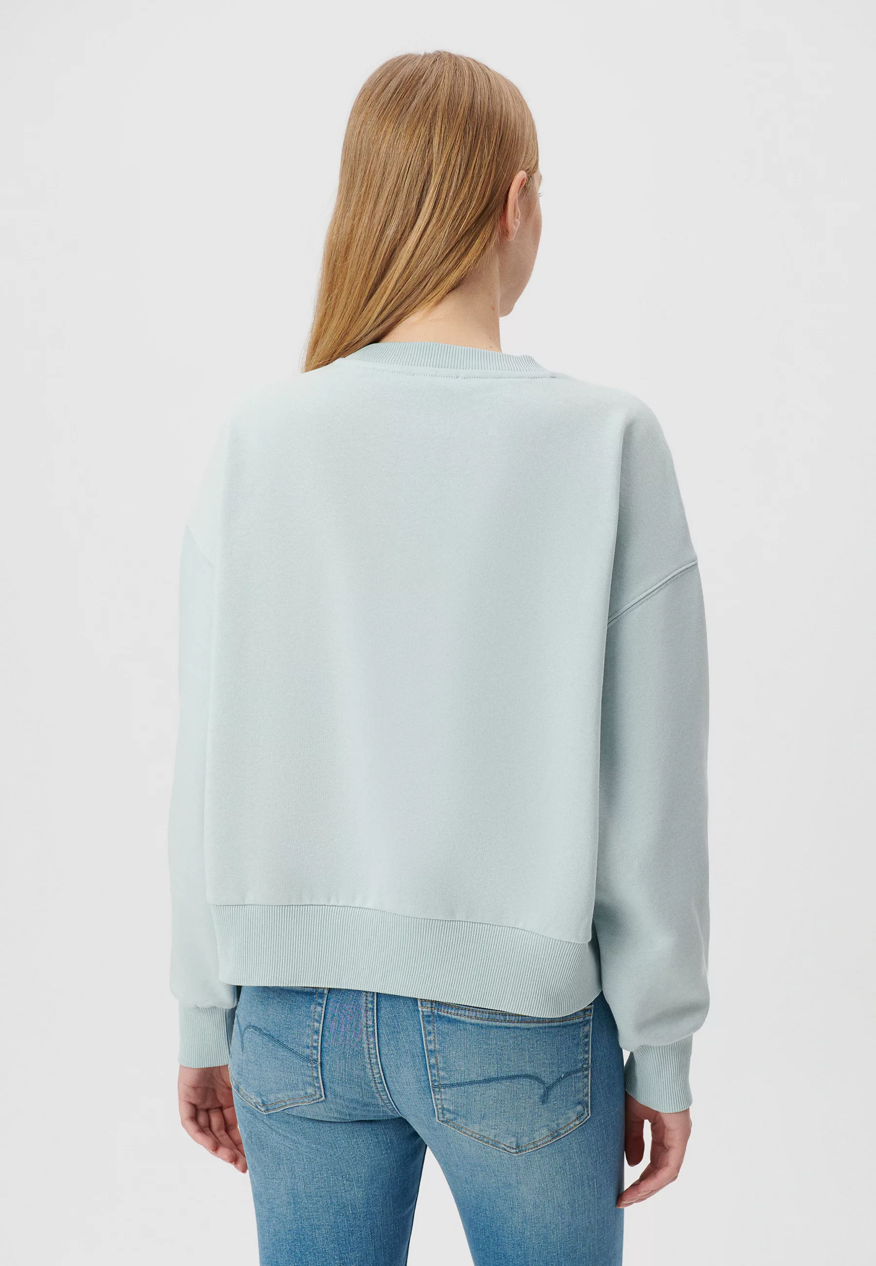 Mavi Longpullover Pullover bequemer Rundhals Langarm Sweater 7352 in Blau günstig online kaufen