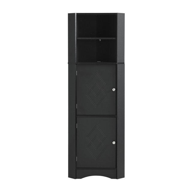 Merax Eckschrank mit Einlegböden,Badezimmerschrank,Badkommode,155cm günstig online kaufen