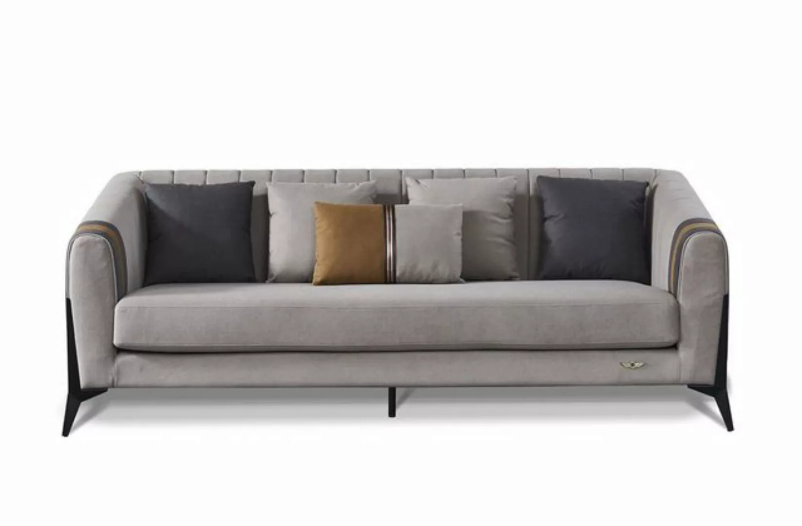 JVmoebel Sofa, Sofagarnitur 3 1 Sitzer Set Design Sofas Polster Couchen Led günstig online kaufen