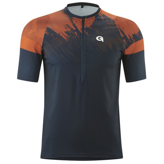 Gonso Print-Shirt Gonso XXL Radtrikot Vedello Print navy-rost günstig online kaufen