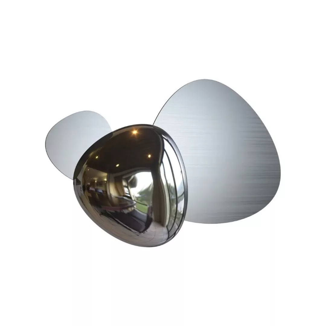 LED Wandleuchte Jack-Stone in Nickel 8W 350lm 363mm günstig online kaufen