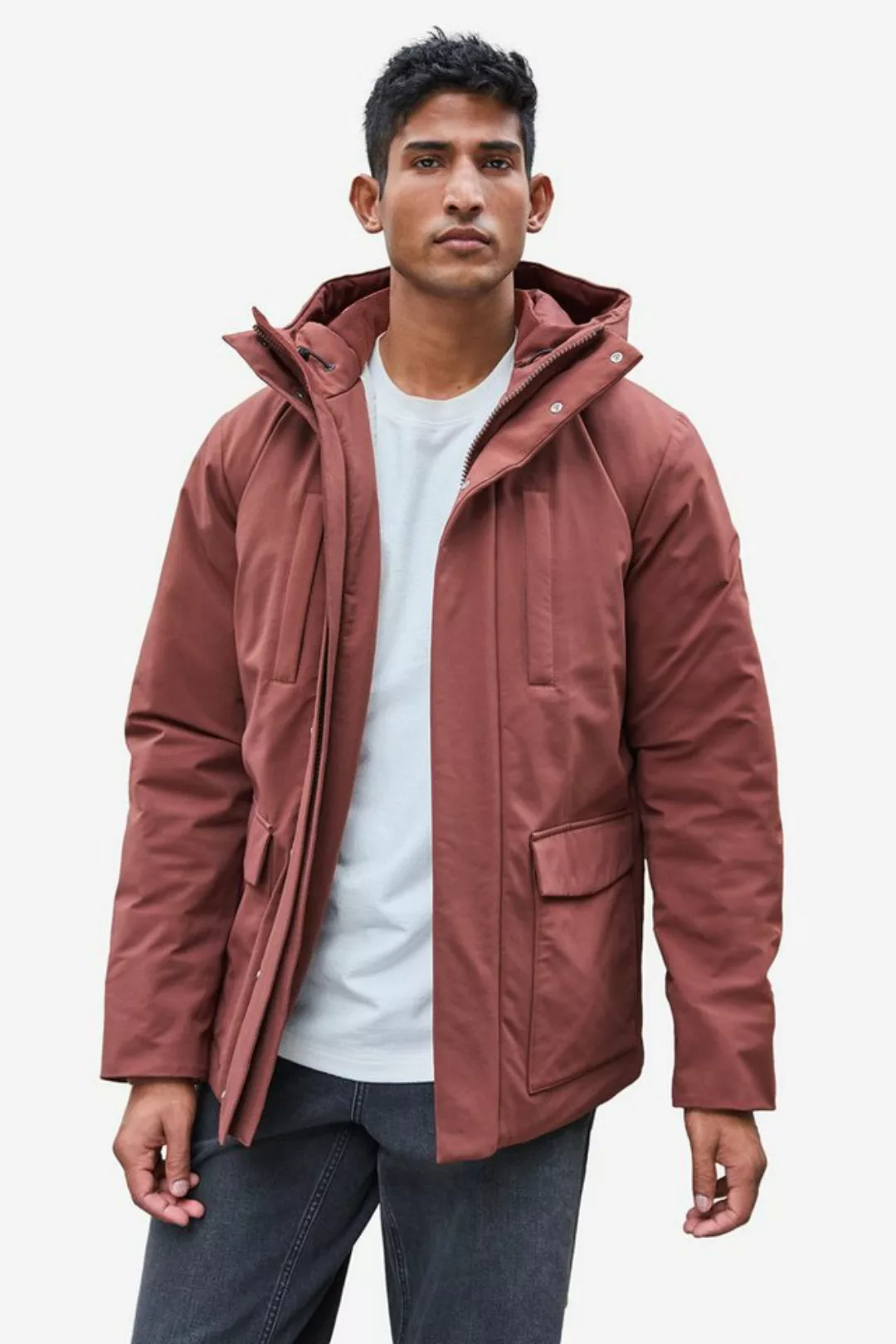 Next Anorak Wasserabweisender Parka Teddyfellfutter 4 Taschen (1-St) günstig online kaufen