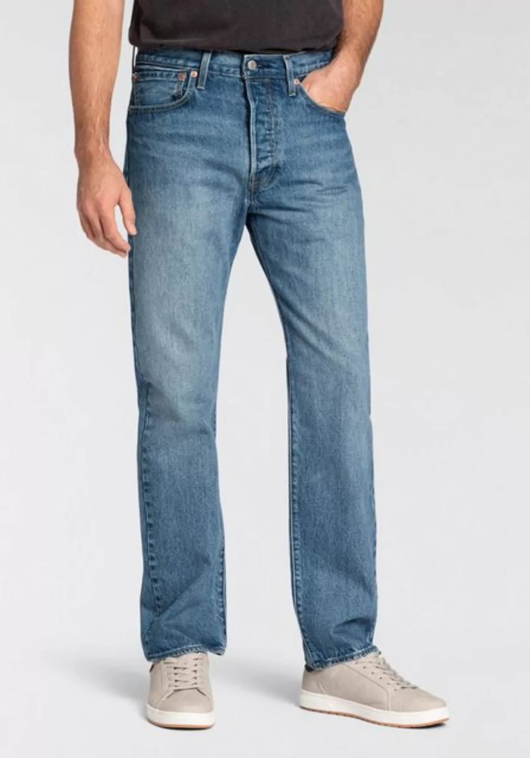 Levi's® Straight-Jeans 501 LEVI'S ORIGINAL mit Markenlabel günstig online kaufen