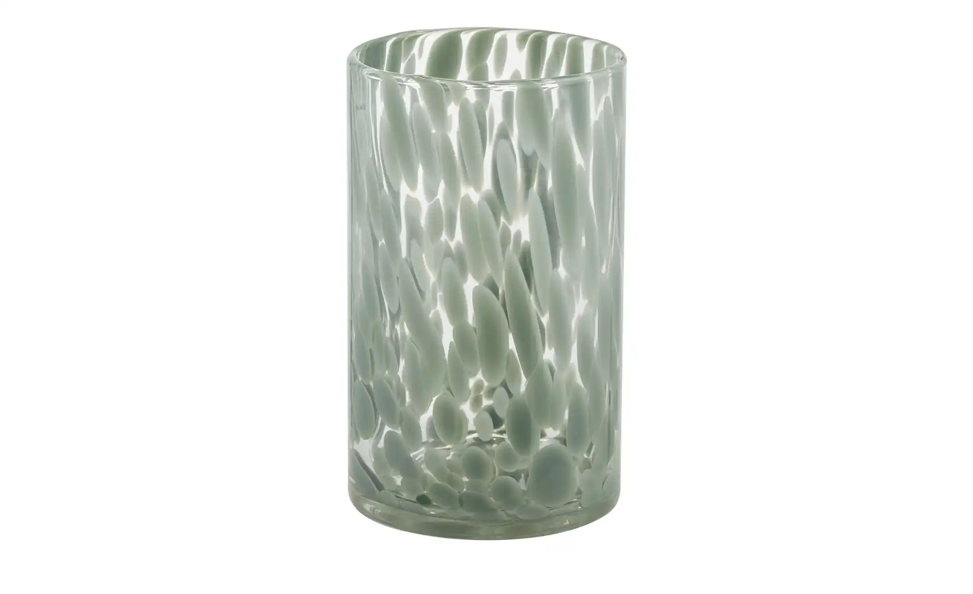 HOME STORY Vase   ¦ grün ¦ Glas ¦ Maße (cm): H: 20  Ø: 12 Accessoires > Vas günstig online kaufen