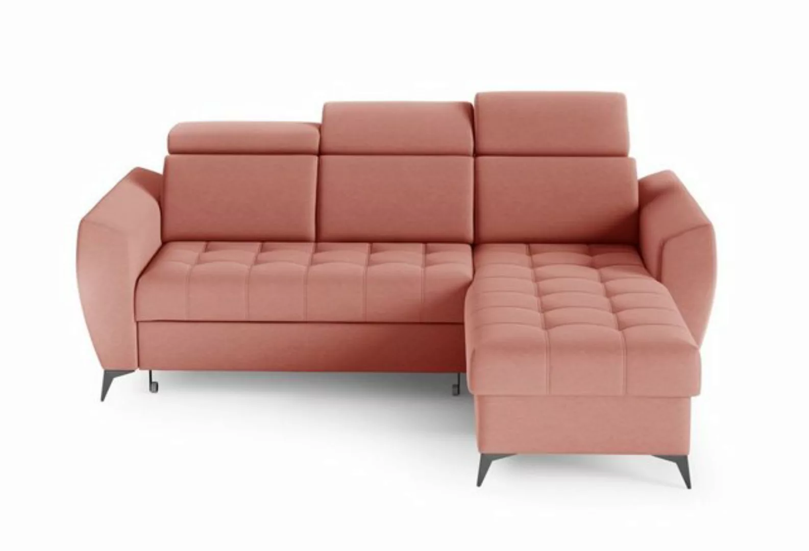 MOEBLO Ecksofa IDAHO I, Couch für Wohnzimmer, Schlafsofa Sofagarnitur Sofa günstig online kaufen