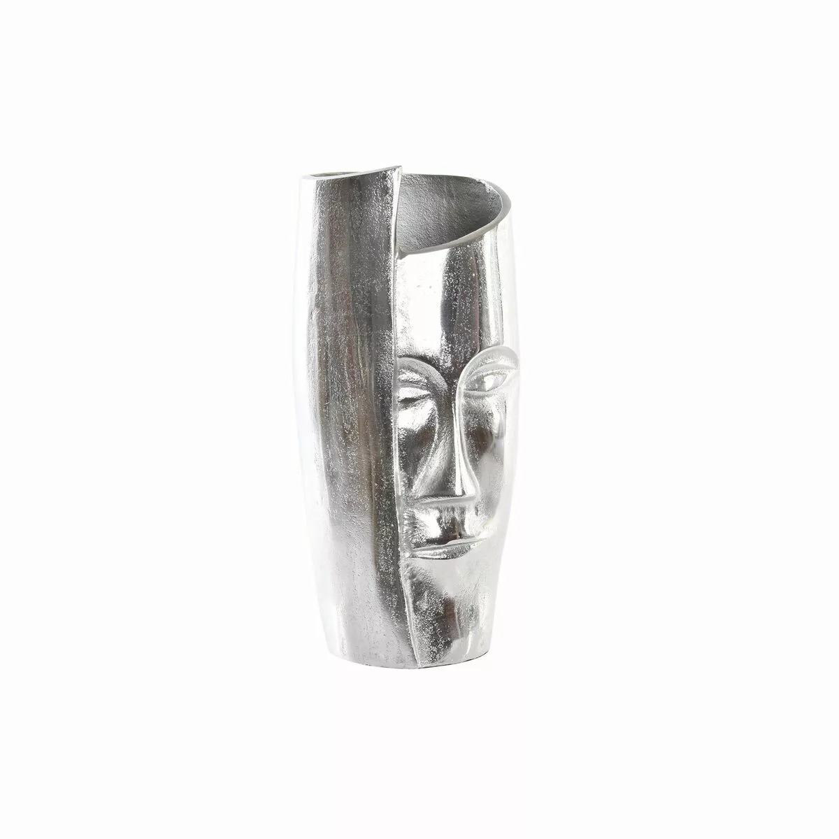 Vase Dkd Home Decor Gesicht Silberfarben Aluminium Moderne (15 X 13 X 31 Cm günstig online kaufen