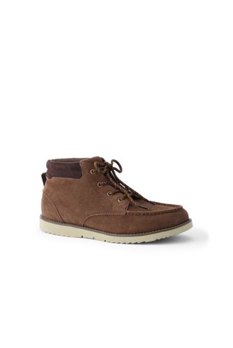 Komfort-Chukka Boots aus Leder, Herren, Größe: 41.5 Normal, Braun, by Lands günstig online kaufen