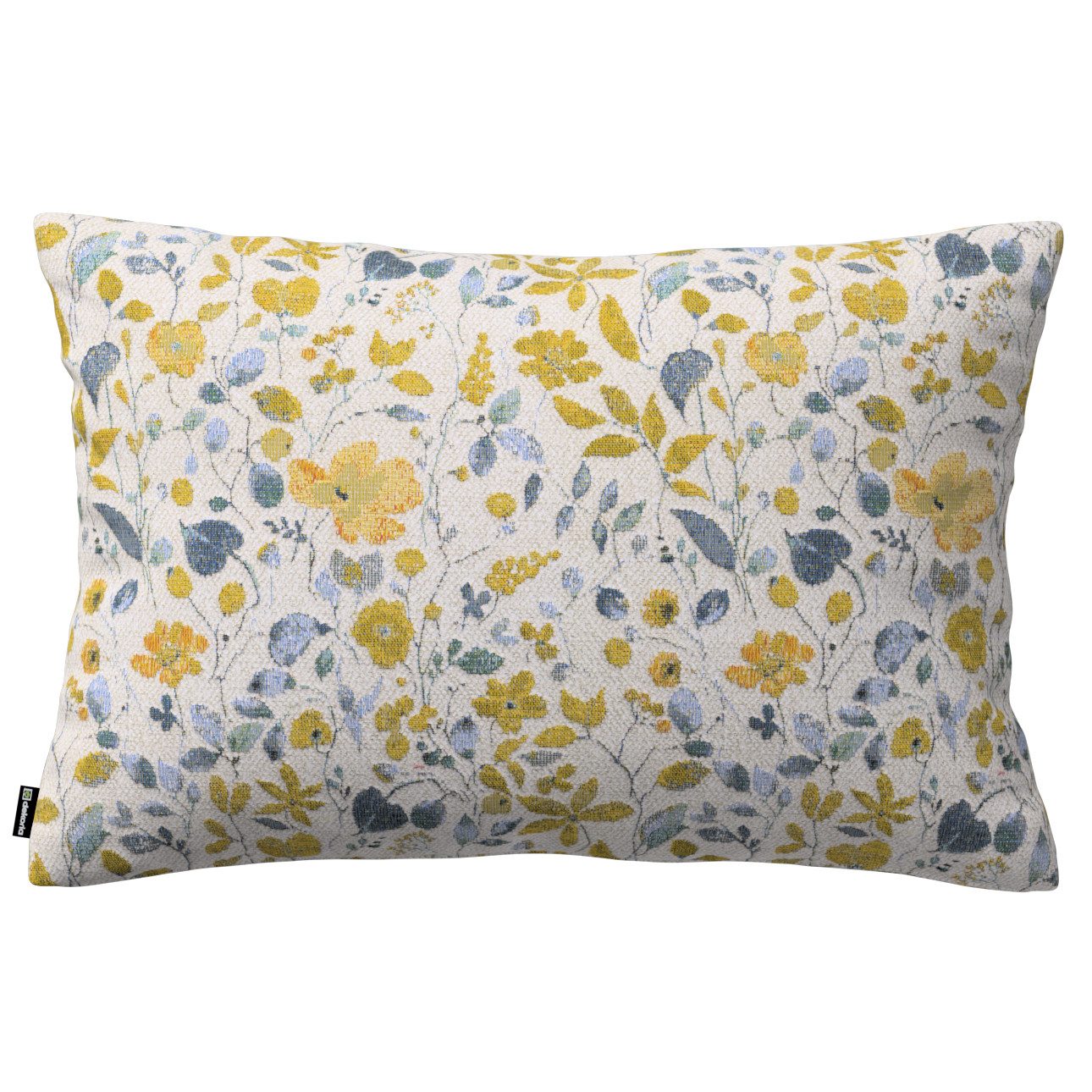Kissenhülle Mia rechteckig, blau-gelb, 60 x 40 cm, Cosy Home (145-16) günstig online kaufen
