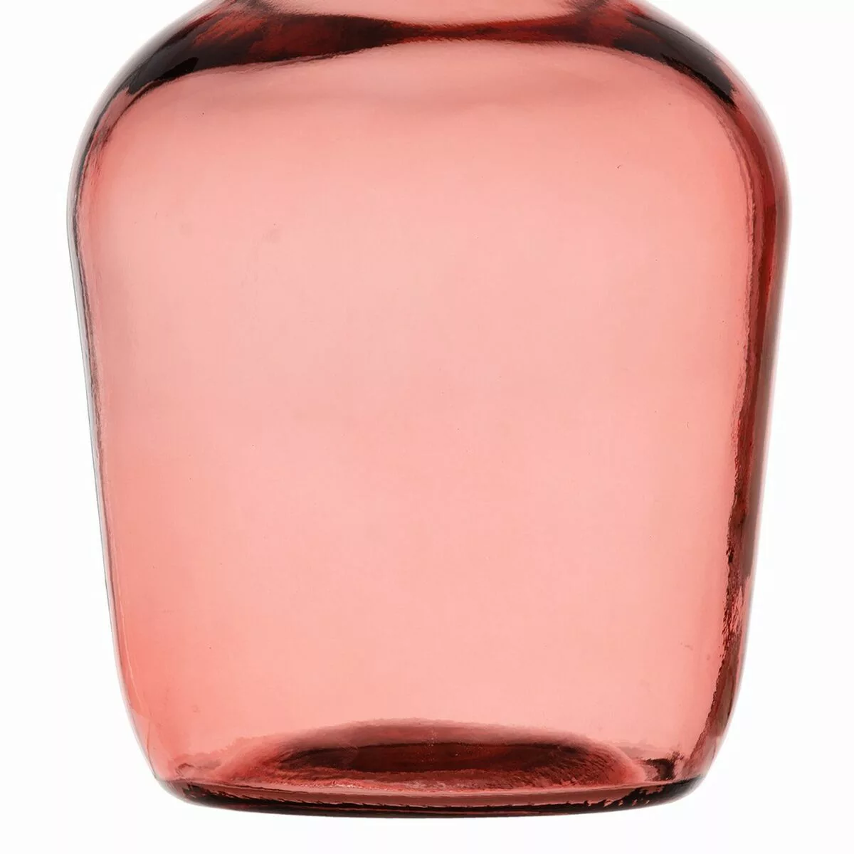 Dekorative Karaffe Rosa Recyceltes Glas 18 X 18 X 30 Cm günstig online kaufen