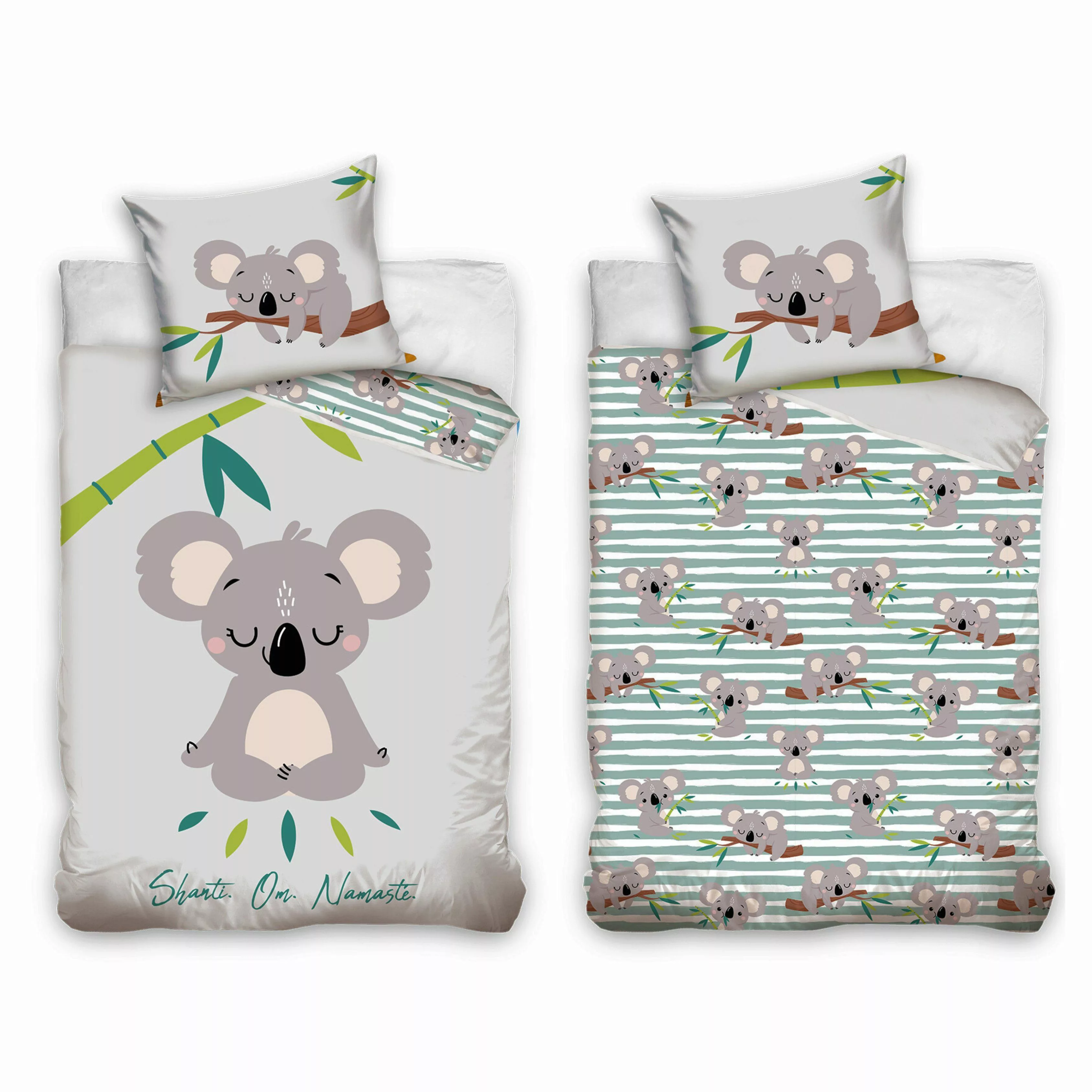MTOnlinehandel Bettwäsche Koala 135x200 + 80x80 günstig online kaufen