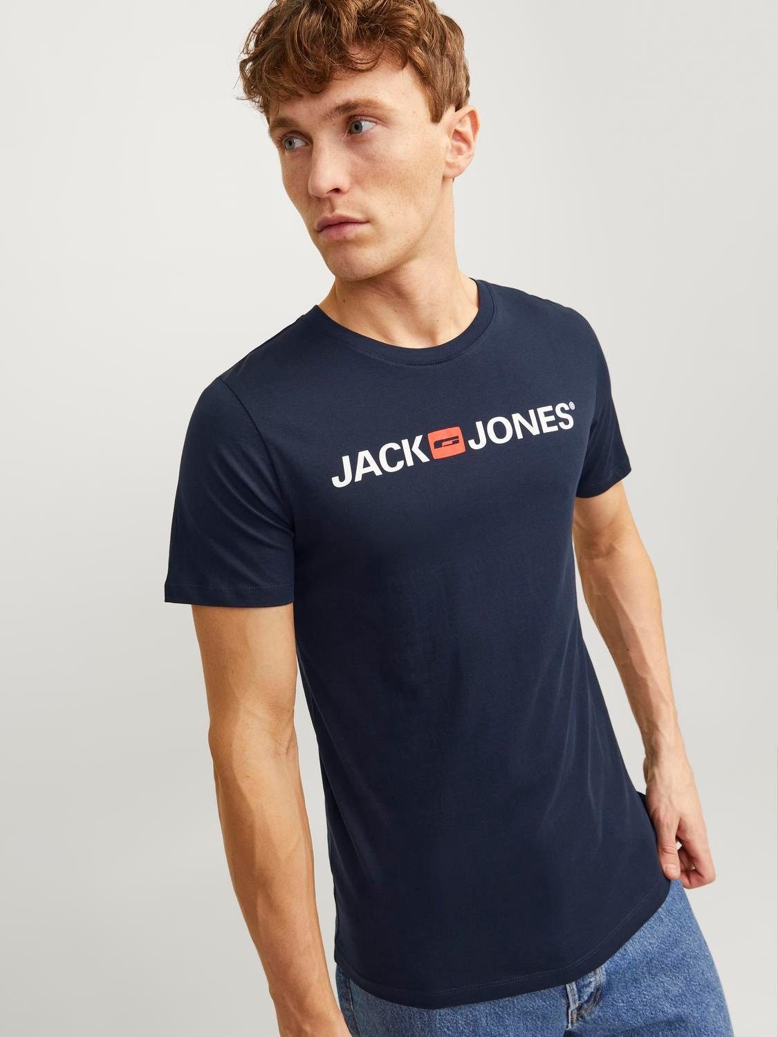 Jack & Jones T-Shirt Basic (4-tlg) günstig online kaufen