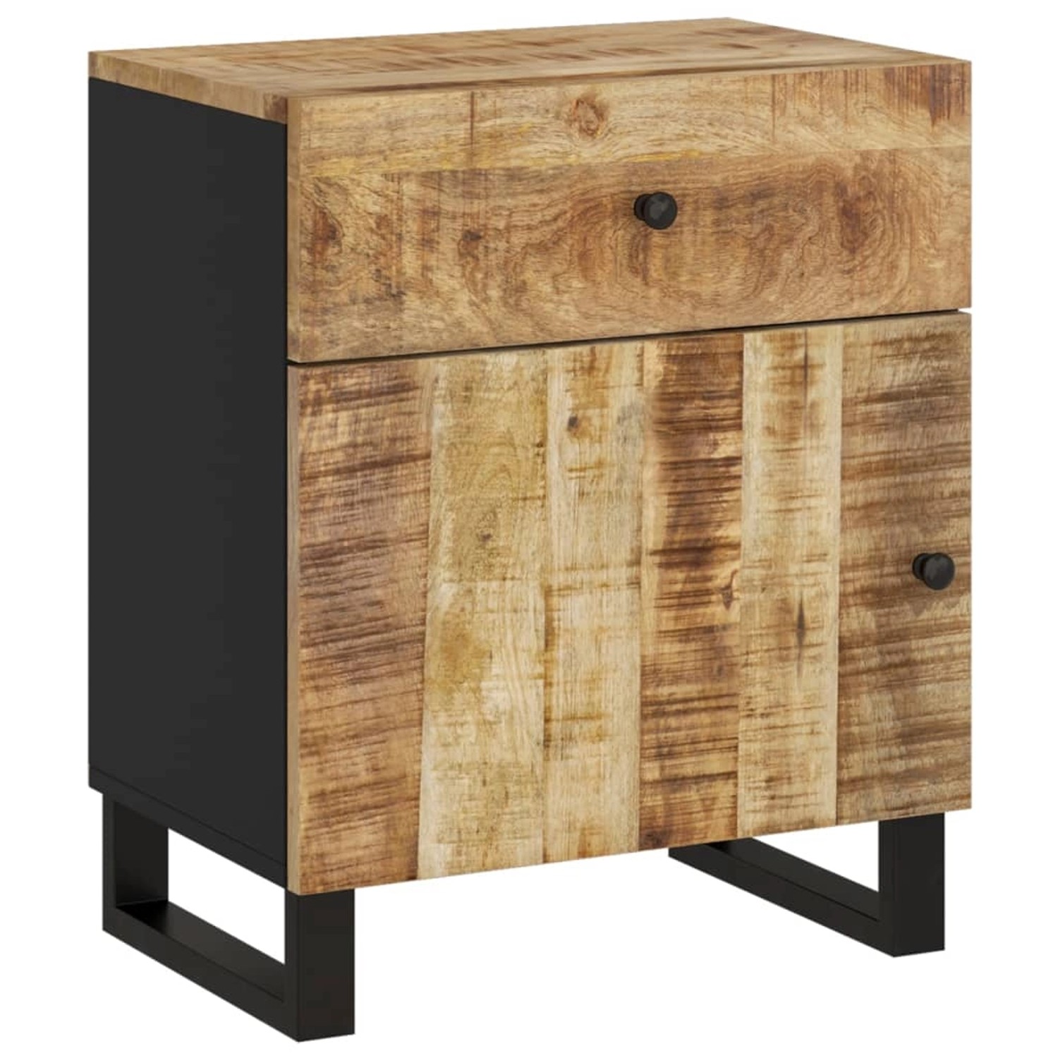 Vidaxl Nachttisch 50x33x60 Cm Massivholz Mango & Holzwerkstoff günstig online kaufen