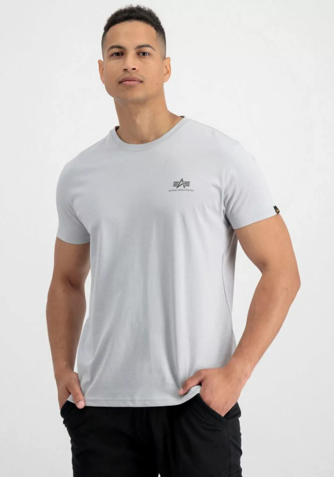 Alpha Industries Rundhalsshirt BASIC T SMALL LOGO günstig online kaufen