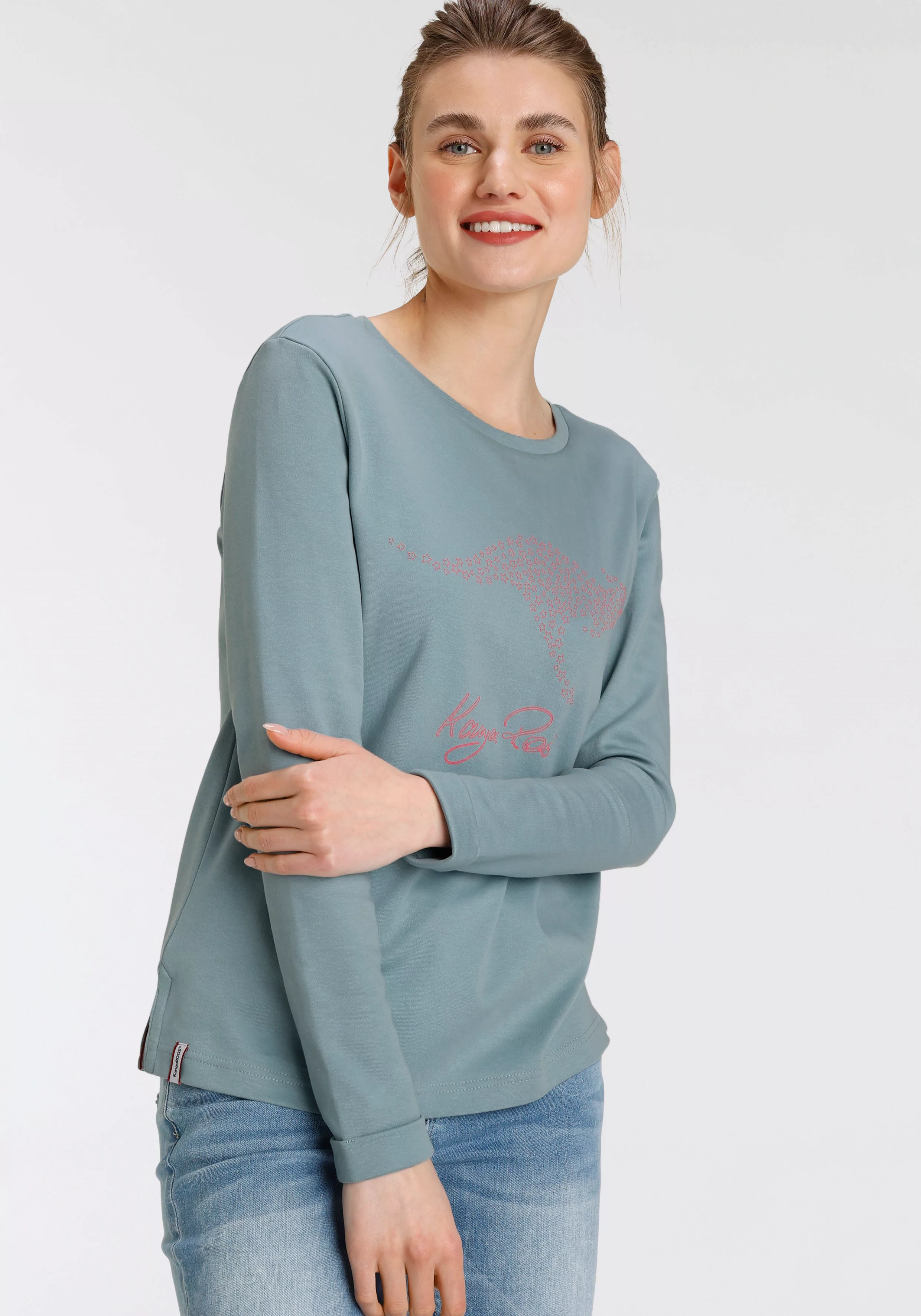 KangaROOS Sweatshirt, mit Logo Frontprint - NEUE FARBEN günstig online kaufen