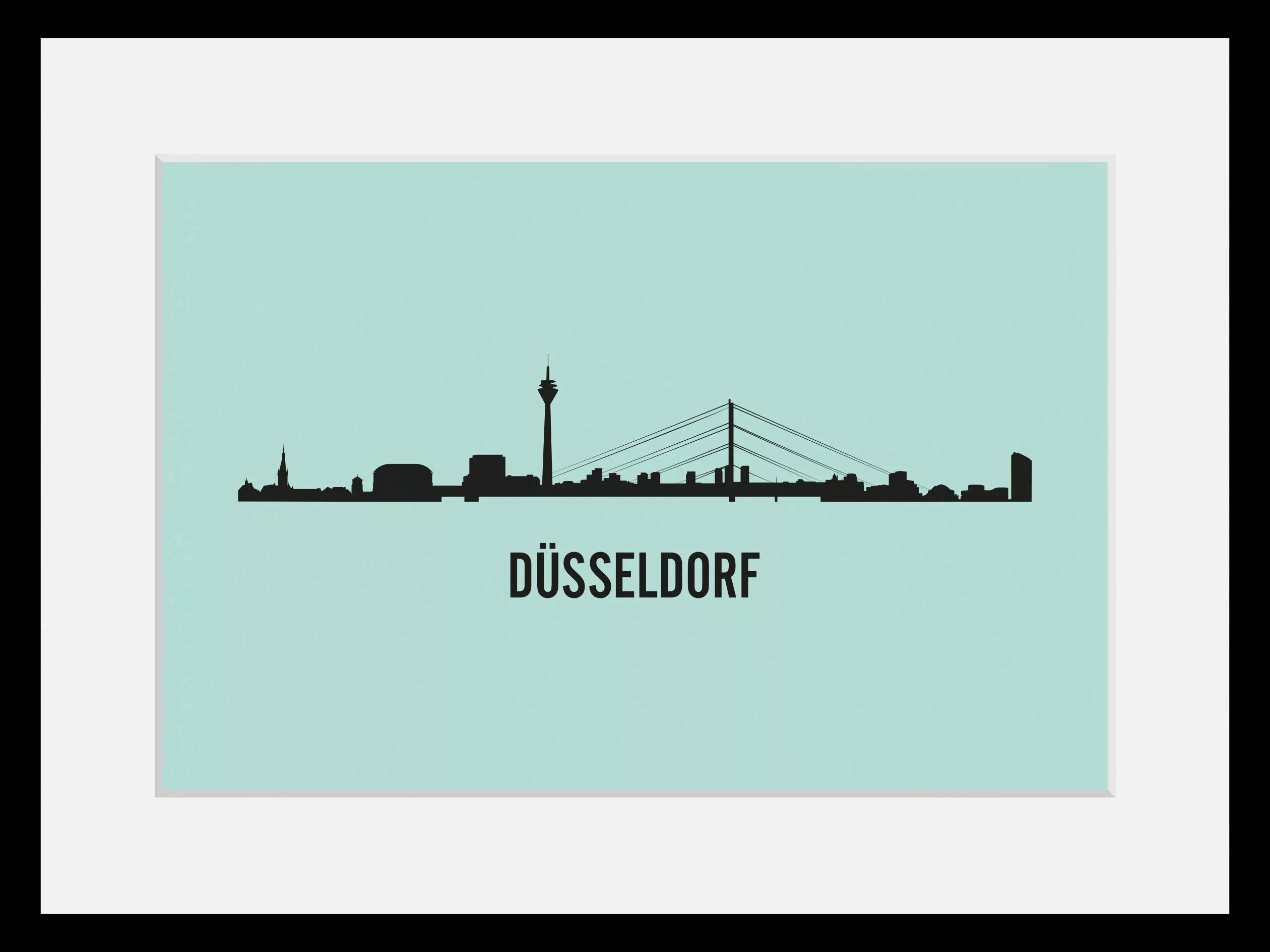 queence Bild "Düsseldorf Skyline", Städte, (1 St.) günstig online kaufen