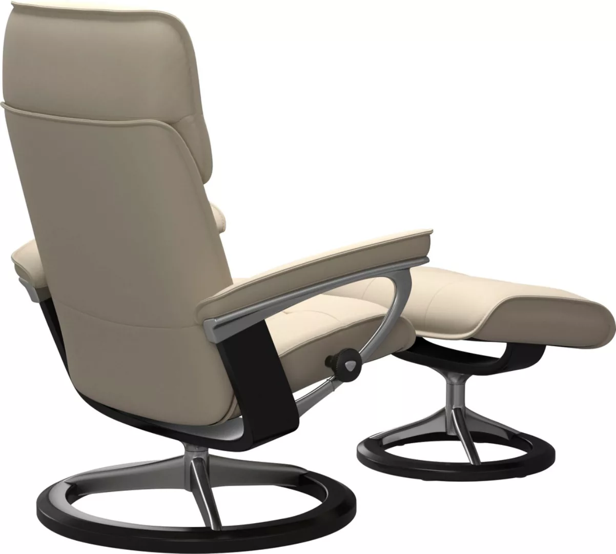 Stressless® Relaxsessel »Admiral«, (Set, Relaxsessel inkl. Hocker), mit Sig günstig online kaufen