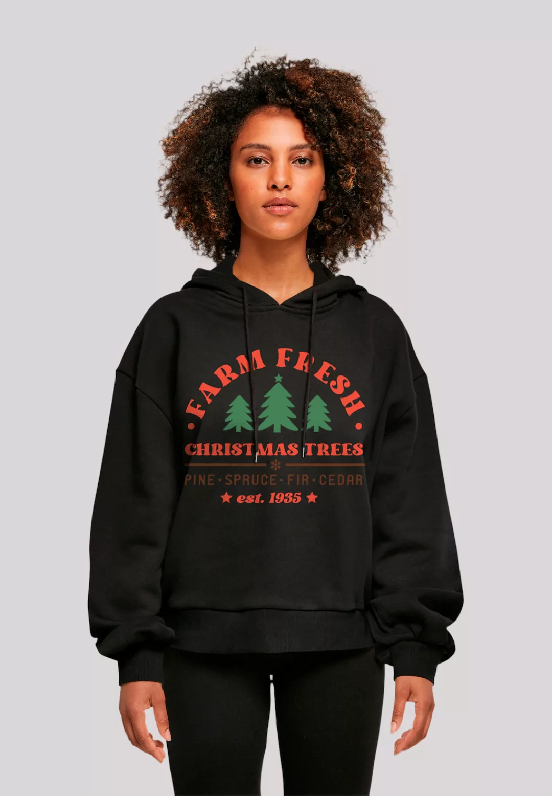 F4NT4STIC Kapuzenpullover "Weihnachten Trees Collegiate Warm and Cozy", Pre günstig online kaufen