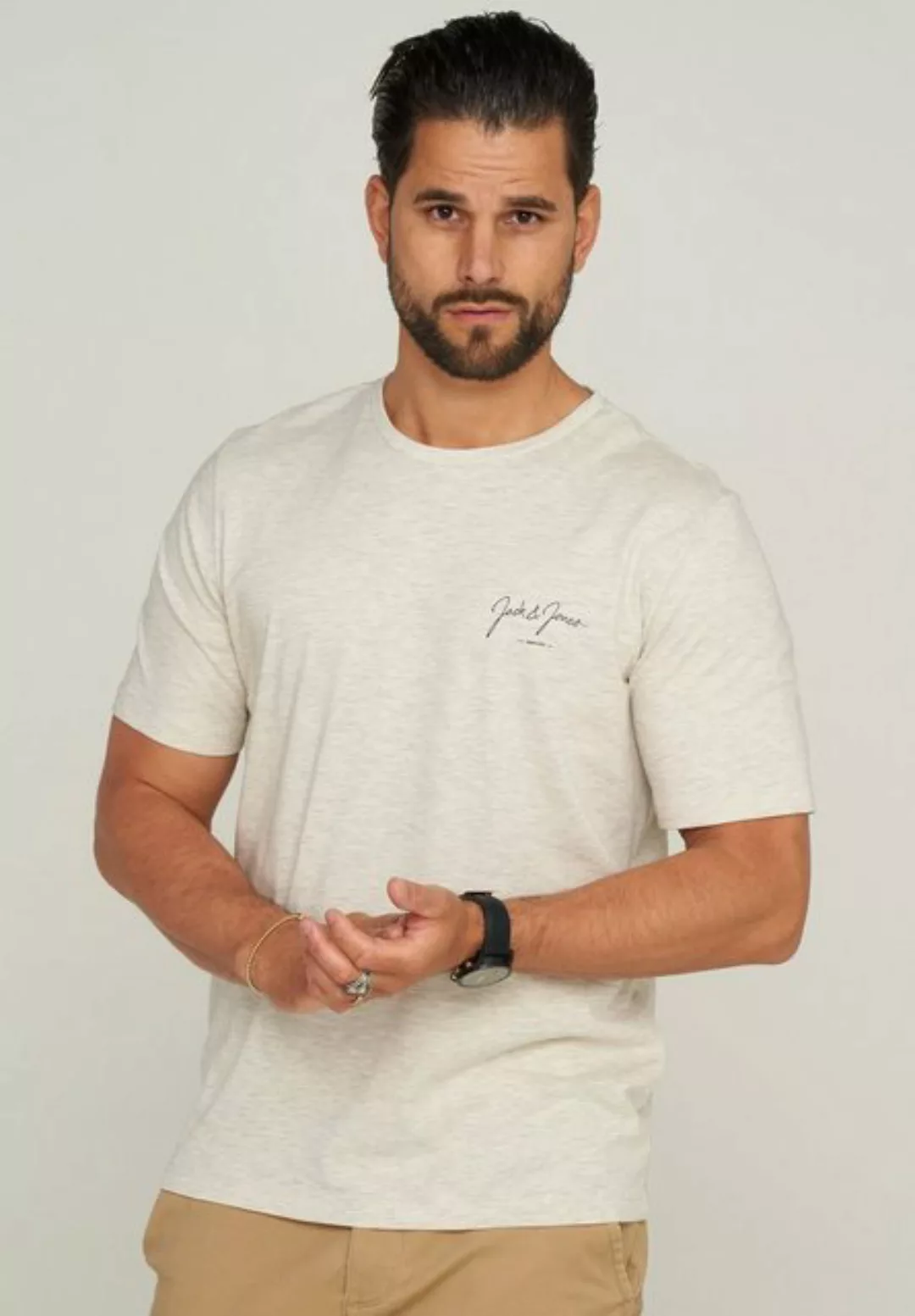 Jack & Jones T-Shirt JJSANCHEZ TEE SS CREW NECK Zeitloses Baumwollshirt mit günstig online kaufen