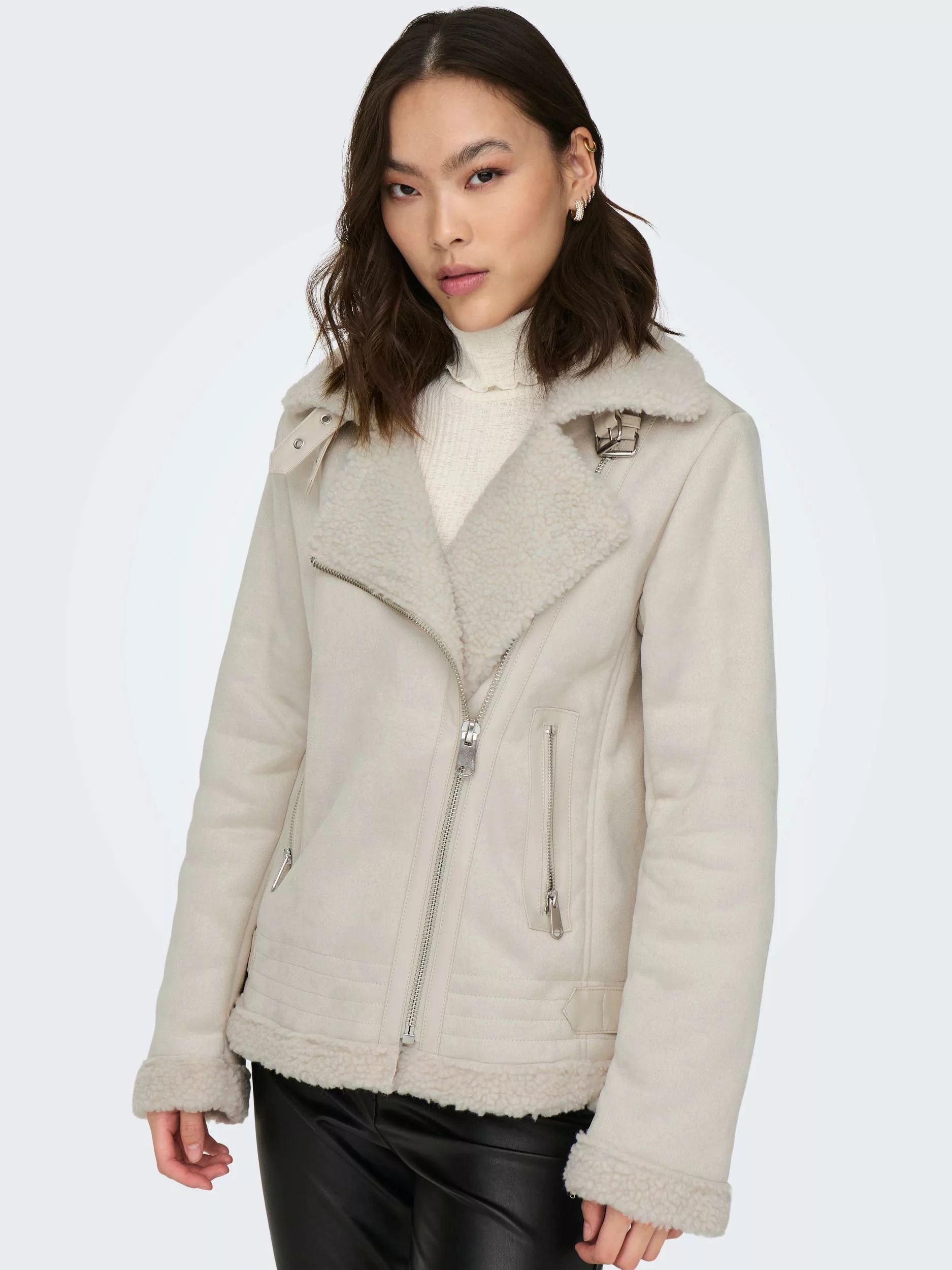 ONLY Lederimitatjacke ONLNEWDIANA AVIATOR JACKET CC OTW günstig online kaufen