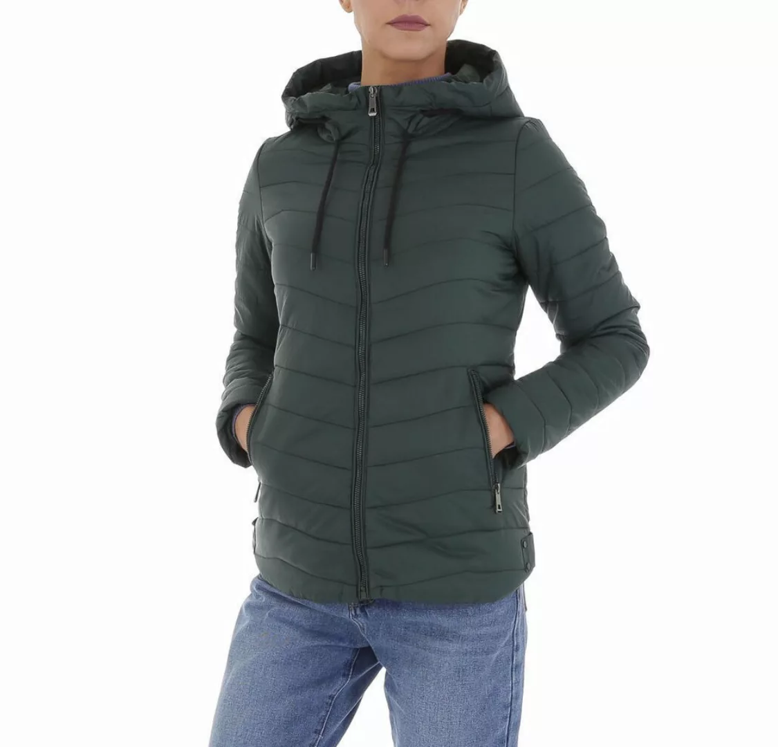 Ital-Design Steppjacke Damen Freizeit (87256531) Kapuze Leicht gefüttert Üb günstig online kaufen