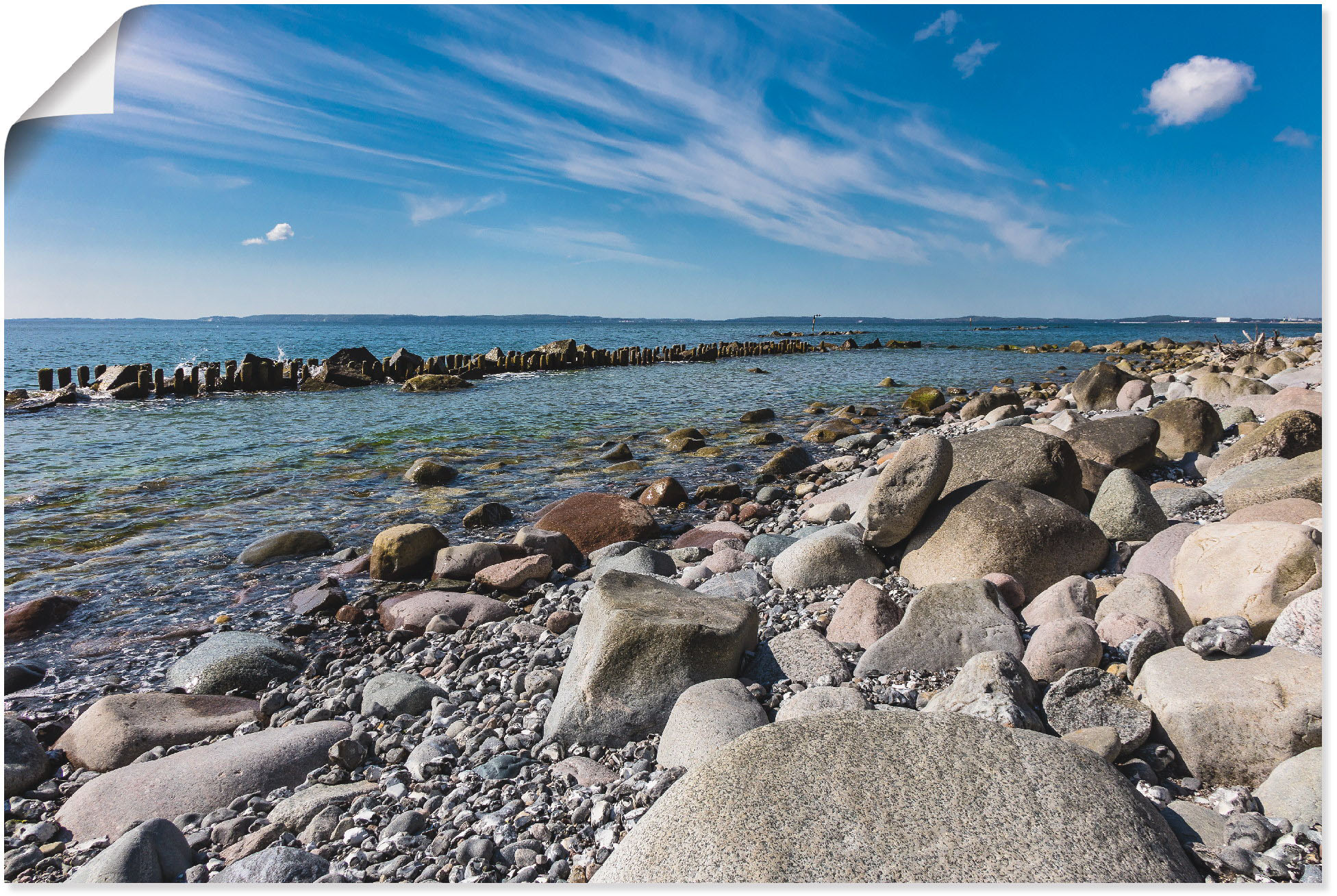 Artland Wandbild "Ostseeküste auf der Insel Rügen", Küste, (1 St.), als Alu günstig online kaufen