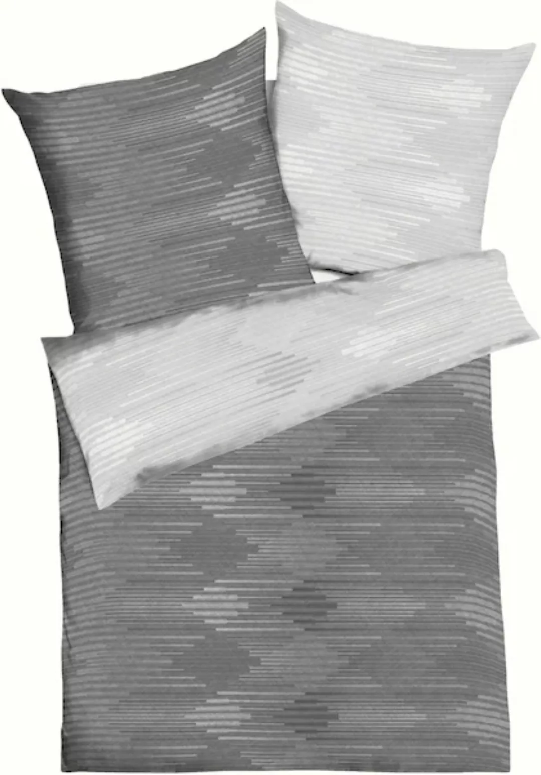 Kaeppel Wendebettwäsche Ikat, Feinbiber, 3 teilig, günstig online kaufen