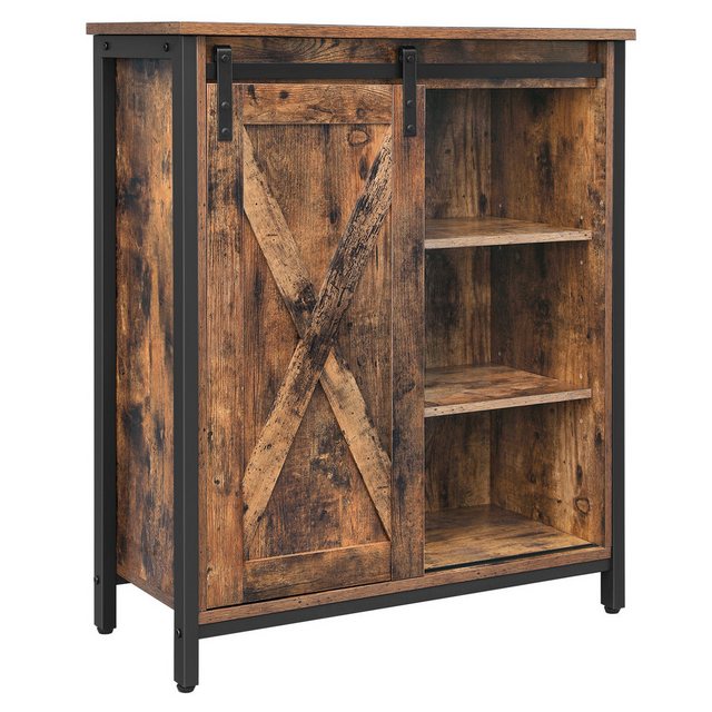 VASAGLE Aktenschrank Sideboard mit Schiebetür, verstellbaren Regalebenen günstig online kaufen