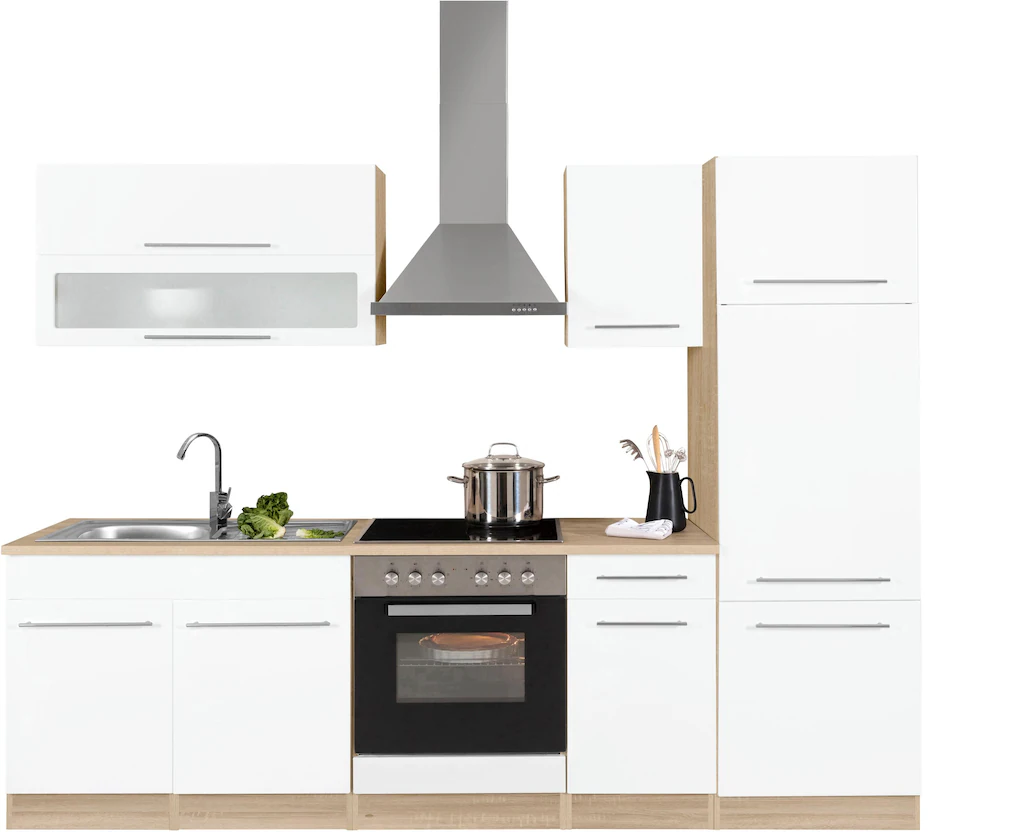 HELD MÖBEL Küchenzeile "Eton", mit E-Geräten, Breite 270 cm günstig online kaufen