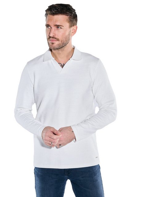 emilio adani Langarm-Poloshirt Poloshirt langarm günstig online kaufen