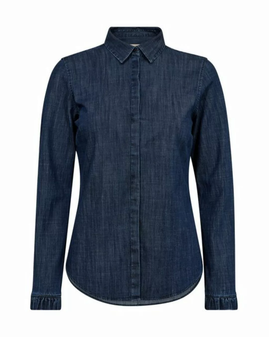 Mos Mosh Kurzarmhemd MMMattie Flip Denim Shirt 447 günstig online kaufen