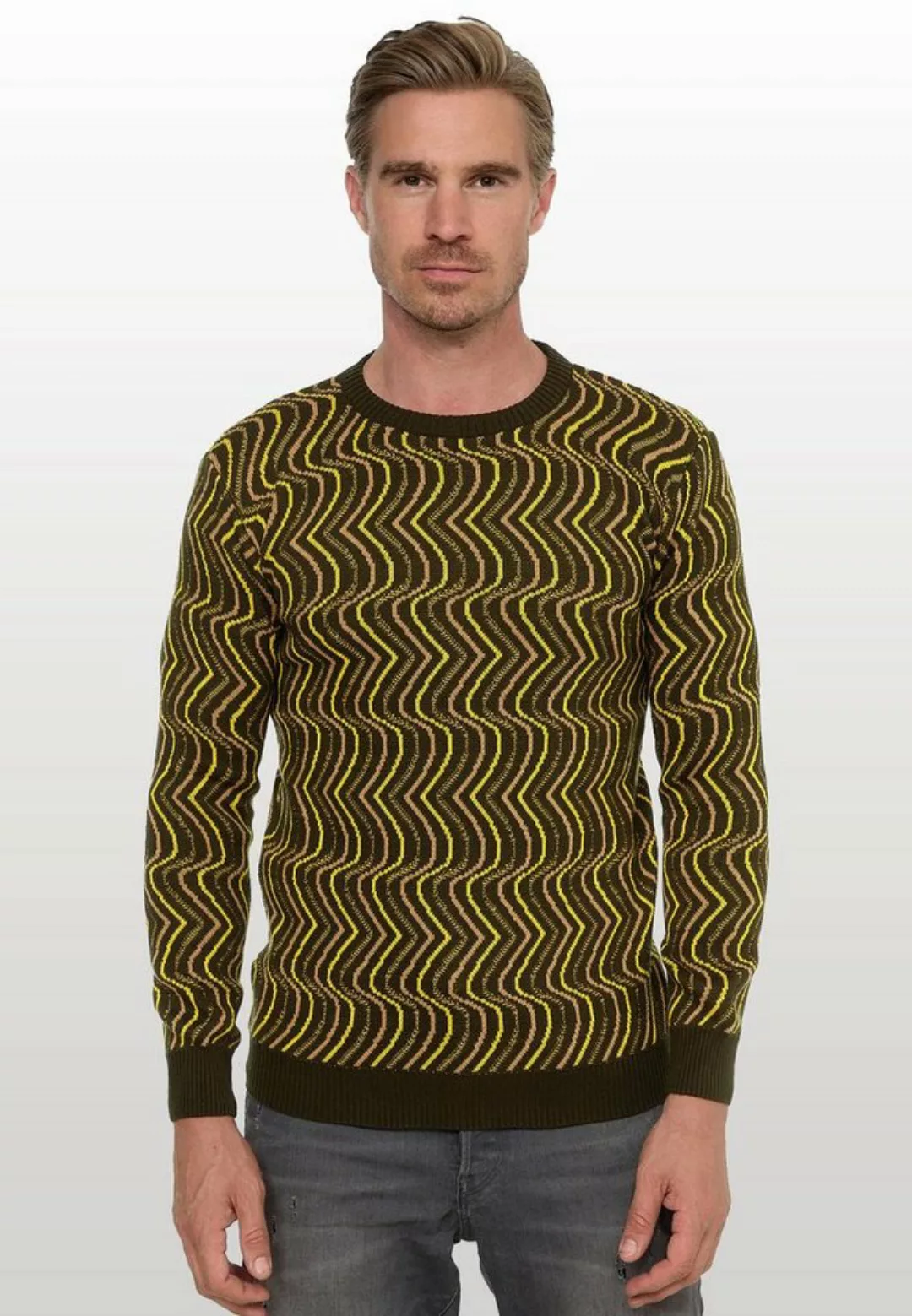 Rusty Neal Strickpullover, in tollem Design günstig online kaufen