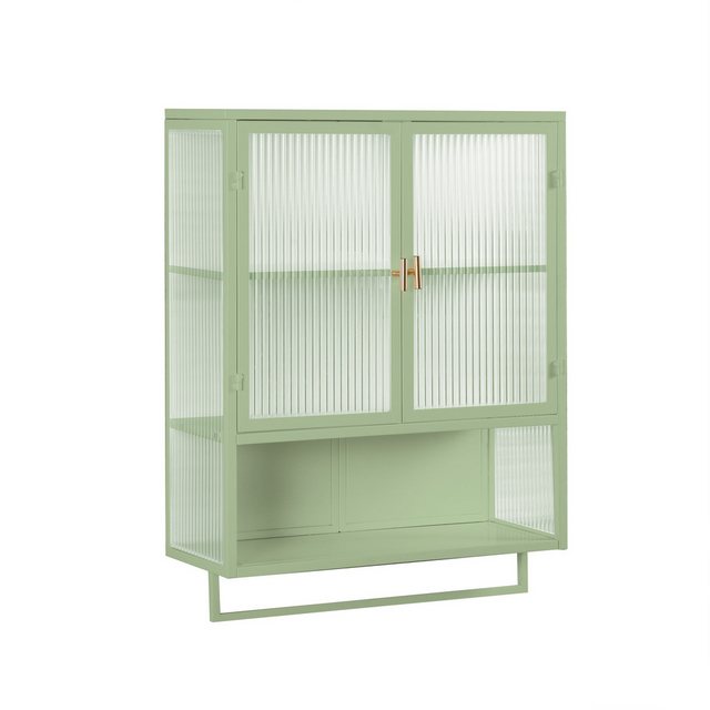 IDEASY Hängeschrank 60x23x78CM, Wandschrank mit zweistufiger geschlossener günstig online kaufen