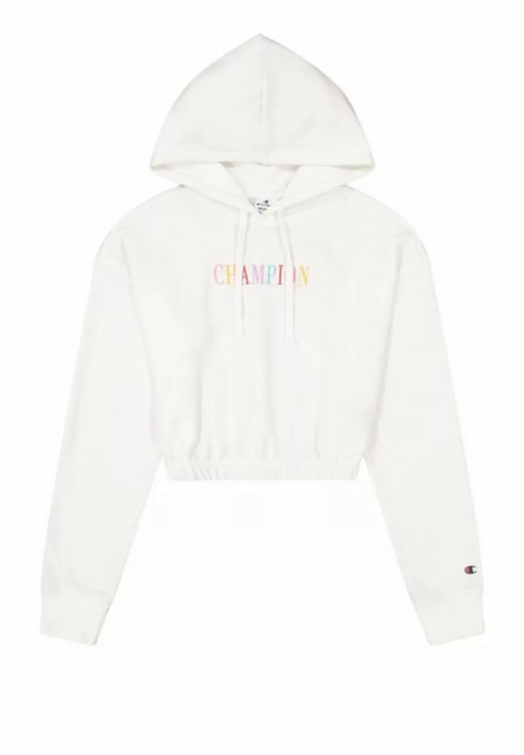 Champion Hoodie Kapuzenpullover Kurzer Hoodie mit mehrfarbigem günstig online kaufen