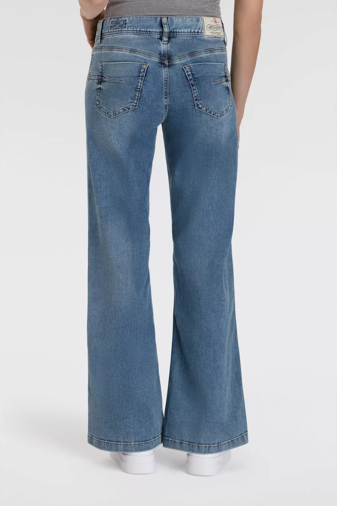 Herrlicher 5-Pocket-Jeans "Edna Recycled Denim Light", im Flared Fit günstig online kaufen