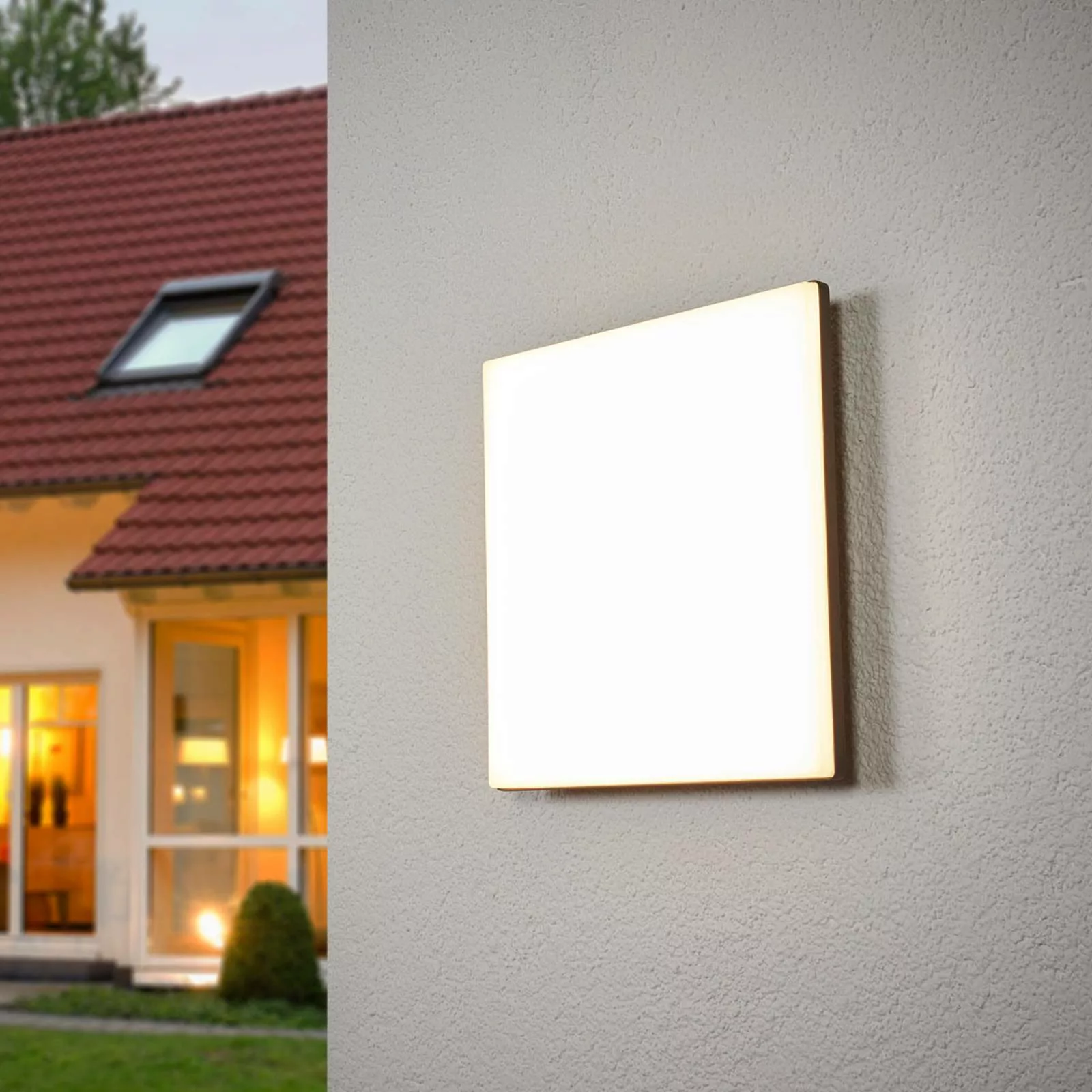 Sensorgesteuerte Außendeckenlampe Henni mit LEDs günstig online kaufen