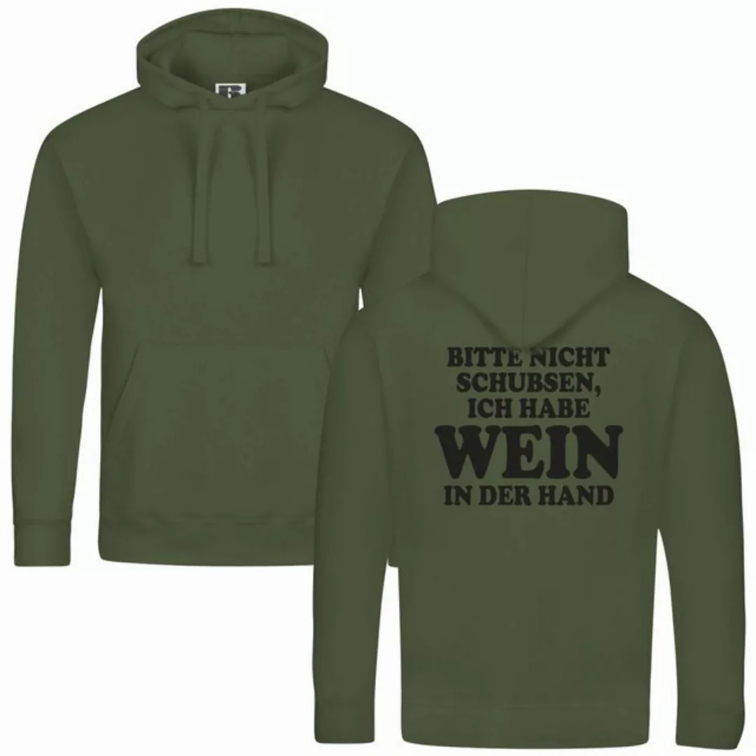 deinshirt Kapuzenpullover Herren Kapuzenpullover Bitte nicht schubsen habe günstig online kaufen