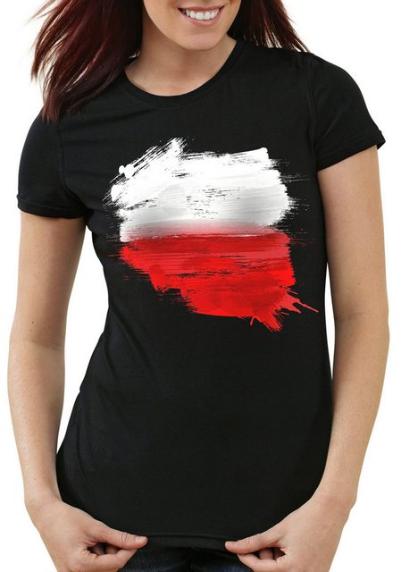 style3 T-Shirt Flagge Polen Fußball Sport Polska WM EM Fahne günstig online kaufen